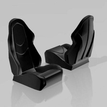 ccx estilo Cubeta asiento 1 24 25 escala coche vehiculo modelado asientos 3d print model - Mito3D