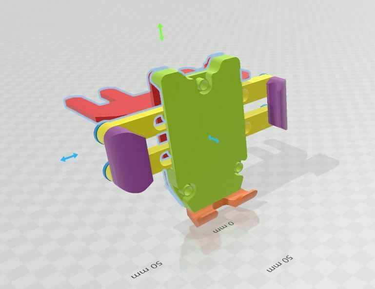 cd araba telefon Kulp destek iphone akıllı seyyar 3D print model - Mito3D