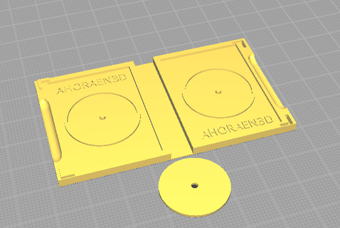 cd caso funda estación juegos xbox nintendo 3d print model - Mito3D
