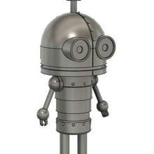 cdotbot Sanat robot 3dbuzzstudios Steampunk oyuncak stl 3d print model - Mito3D
