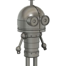 cdotbot art robot 3dbuzzstudios steampunk toy stl 3d print model - Mito3D