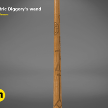 cedric diggory s varita juego película postproces 3d la impresión de juguete asistente mago magia el traje cosplay hogwarts fantasía hechizo potter harry 3d print model - Mito3D