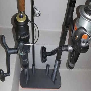 ceiling fishing rod holder fishing fishing rod rod holder sport outdoors  3d print model - Mito3D