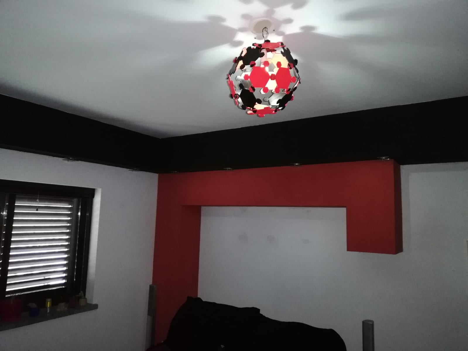 soffitto lampada moderno luce casa supporti 3D print model - Mito3D