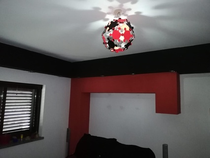 teto luminária moderno teto luminária luz casa apoia 3d print model - Mito3D