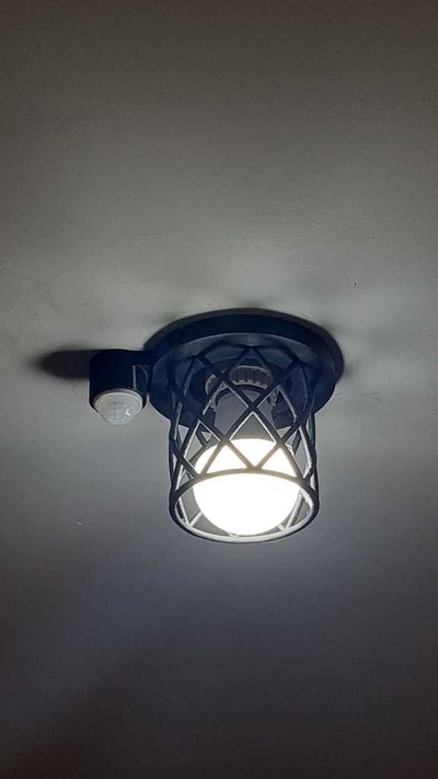 soffitto lampada movimento sensor utensili montare decorazione e27 lampadina presa casa arredamento guidato luce illuminazione sostituzione parti ricambio riparazione fai 3d print model - Mito3D