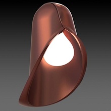 ceiling light inverse flower lighting lamp solidwork juhann product 3d print model - Mito3D