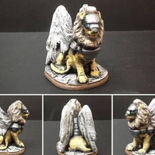 celestial lion 28mmheroic scale game 3d print model - Mito3D