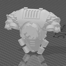 celestial lions backpack ver2 game 3d print model - Mito3D