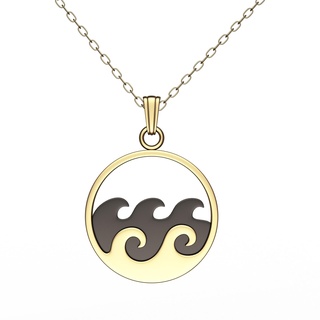 celestial ripple necklace gold cuban chain cubanchain jewelry fashion necklaces jewel silver bracelet 3d print model - Mito3D