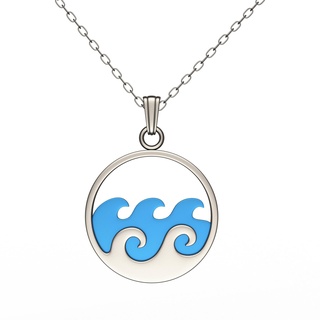 celestial ripple necklace cuban chain cubanchain jewelry fashion necklaces gold jewel silver bracelet 3d print model - Mito3D