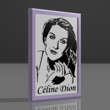 Celine dion dekorativ Rahmen 3d print model - Mito3D