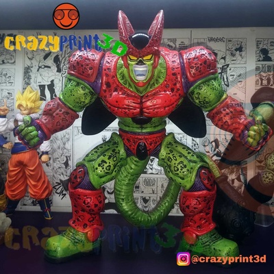 cellule max dragon balle gt super héros maximum goku gohan orange piccolo bête 3d print model - Mito3D
