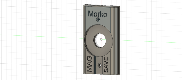 célula phone carregador suporte mag save Iphone gostos Salve 3d print model - Mito3D