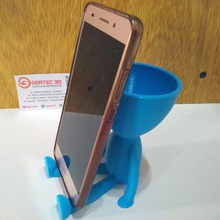 telefone celular de vaso flores - a casa cactus operadora telefonia pote flor 3d print model - Mito3D