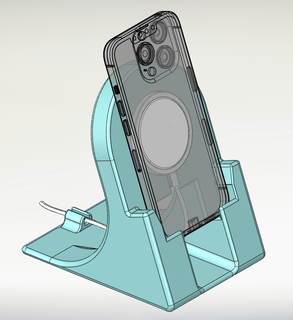 cell phone holder porta cellular iphone 3d print model - Mito3D