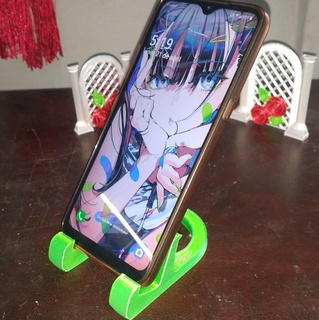 célula phone suporte Móvel Vejo videos confortavelmente 3d print model - Mito3D