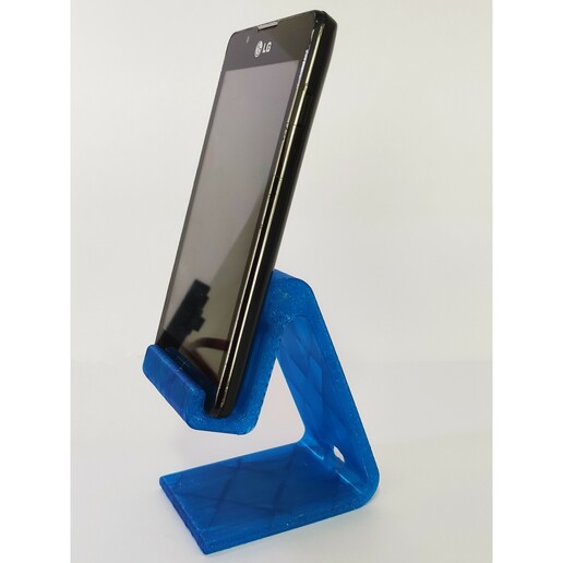 cell phone holder charger stand workstation 3D print model - Mito3D