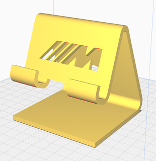 cell phone holder m-performance 3d print model - Mito3D