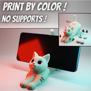 cell phone jack cat pet pets animals cats holder cellular booth porta 3d print model - Mito3D