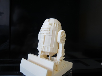 cell phone stand r2d2 star wars gadges 3d print model - Mito3D