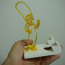 célula teléfono apoyo margarina simpson 3d print model - Mito3D