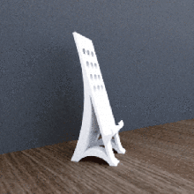 cell phone tablet holder support mobile desk stand 3d print model - Mito3D