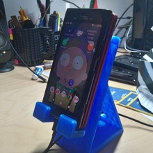 cellphone stand gadget mobile phone 3d print model - Mito3D
