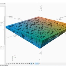 cellular automaton house generator 3d fractal belgique automata customizer fractale lige sierpinski sierpinskipyramide math 3d print model - Mito3D