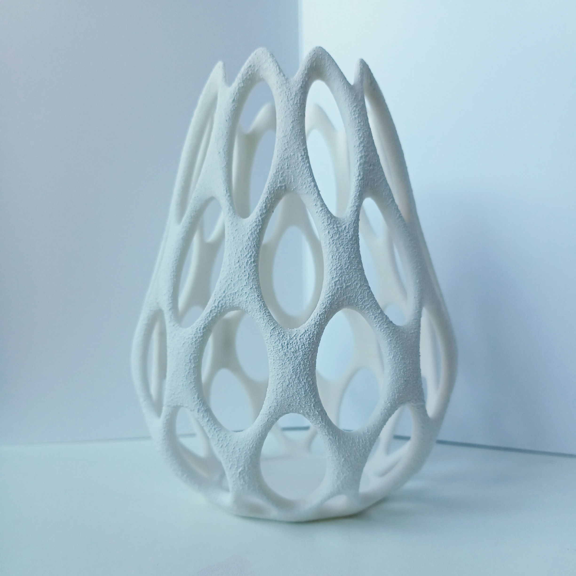 hücresel vazo heykel ev dekor dekoratif hücre 3D print model - Mito3D