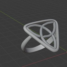 celta anel jóias anycubic3d anillo celtas simbolo 3d print model - Mito3D