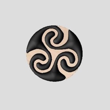 celtic home symbol logo Magnete 3d print model - Mito3D