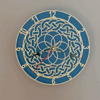 celtic clock faces clock clock face celtic  3d print model - Mito3D