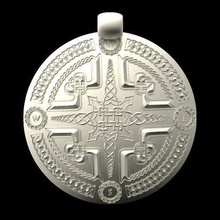 celtic bussola gioielli portachiavi keychain ciondolo viking medievale la il 3d print model - Mito3D