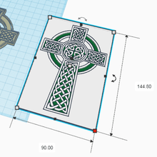 celtic cross art symbol 3d print model - Mito3D