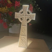 celtic cross miniature irish scottish cemetery graveyard 3d print model - Mito3D