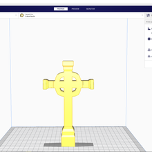keltisch Kreuz Architektur religiös bauen drucken 3d print model - Mito3D