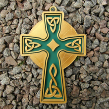 la cruz celta modelo 3 art de decoración pared símbolo 3d print model - Mito3D
