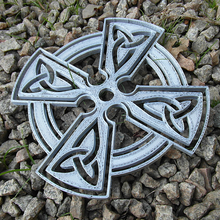 la cruz celta modelo de 8 art símbolo el celtic decoración pared 3d print model - Mito3D