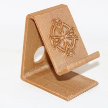 celtic cross phone stand gadget unity faith honor life hope celticcross irish windows android iphone universal modern solid 3d print model - Mito3D