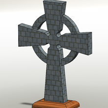 celtic cross stand 3d print model - Mito3D