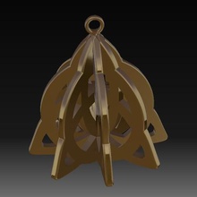 celtic earrings v1 jewelry 3d print model - Mito3D