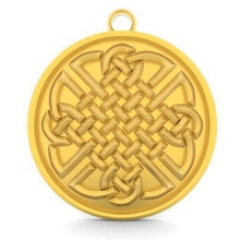 celtic knot 6 jewelry irish pendant keychain love valentine print fashion art 3d print model - Mito3D