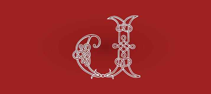 celtic knot alphabet letter j 3d print model - Mito3D