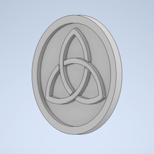 celtic knot coin coaster home decor useful 3d print model - Mito3D