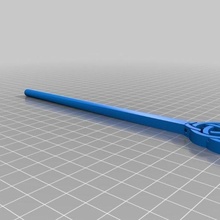 keltisch Knoten Haar Stift 6 Mode Zubehör 3d print model - Mito3D