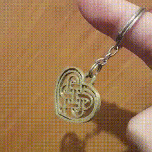 celtic knot heart key ring - eternity circle life holder pendant art cross symbol eternal love circular runes druid fashion 3d print model - Mito3D