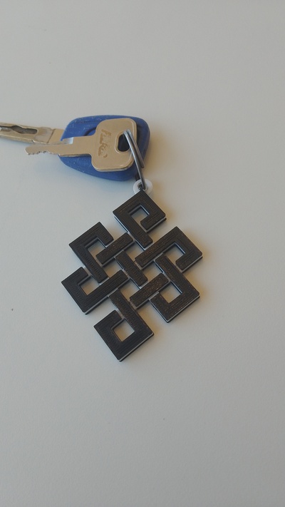 keltisch knoten schlüsselbund schmuck zubehör schlüssel ringe ohrringe geschenke spielzeuge kunst logo filme geister 3d print model - Mito3D