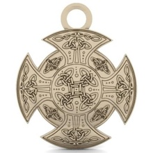 noeud celtique pendentif 2 bijoux nœud médiévale un trousseau de clés viking 3d print model - Mito3D