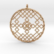 celtic knot pendant 829 jewelry pendulous jannie knots 3d print model - Mito3D